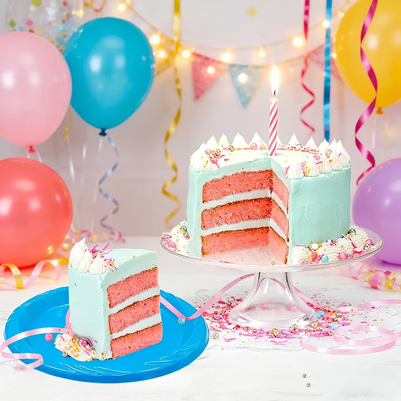 7インチ使い捨てラウンドパーティープラスチックプレート